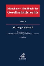 Cover von Münchener Handbuch des Gesellschaftsrechts 4: Aktiengesellschaft