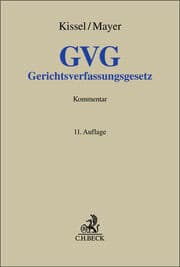 Cover von Gerichtsverfassungsgesetz. GVG