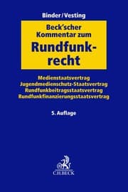 Cover von Beck'scher Kommentar zum Rundfunkrecht