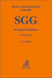 Cover von Sozialgerichtsgesetz. SGG