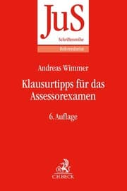 Cover von Klausurtipps für das Assessorexamen