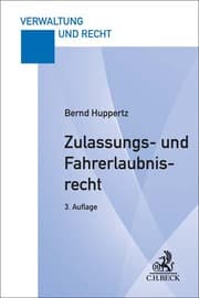 Cover von Zulassungs- und Fahrerlaubnisrecht