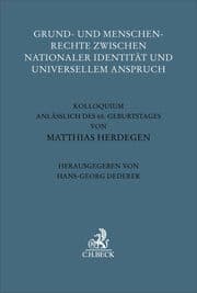 Cover von Grund- und Menschenrechte zwischen nationaler Identität und universellem Anspruch
