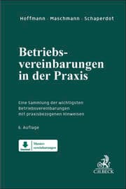 Cover von Betriebsvereinbarungen in der Praxis