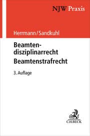 Cover von Beamtendisziplinarrecht, Beamtenstrafrecht