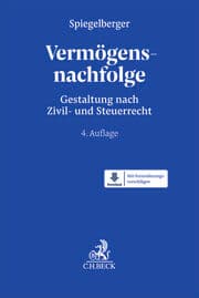 Cover von Vermögensnachfolge
