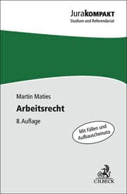 Cover von Arbeitsrecht