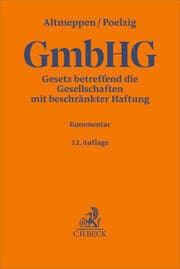 Cover von Gesetz betreffend die Gesellschaften mit beschränkter Haftung. GmbHG