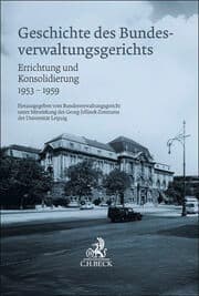 Cover von Geschichte des Bundesverwaltungsgerichts