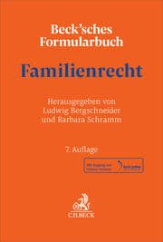 Cover von Beck'sches Formularbuch Familienrecht