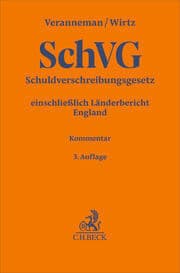 Cover von Schuldverschreibungsgesetz. SchVG