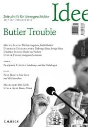 Cover von Zeitschrift für Ideengeschichte Heft XX/1 Frühjahr 2026