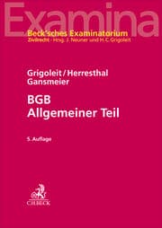 Cover von BGB Allgemeiner Teil