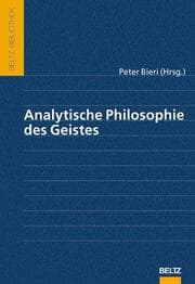 Cover von Analytische Philosophie des Geistes