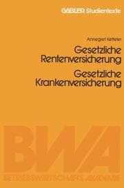 Cover von Gesetzliche Rentenversicherung.Gesetzliche Krankenversicherung