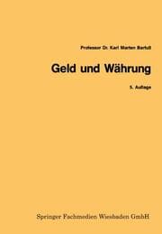 Cover von Geld und Währung