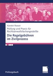 Cover von Die Regelgebühren im Zivilprozess