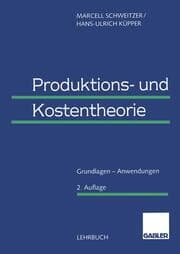 Cover von Produktions- und Kostentheorie