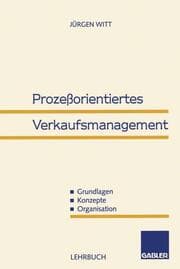 Cover von Prozeßorientiertes Verkaufsmanagement