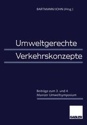 Cover von Umweltgerechte Verkehrskonzepte