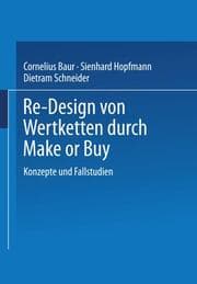 Cover von Re-Design der Wertkette durch Make or Buy