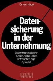 Cover von Datensicherung in der Unternehmung