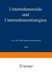 Cover von Unternehmerziele und Unternehmerstrategien