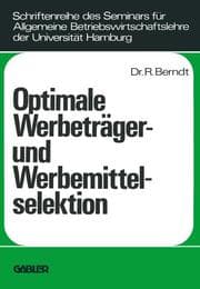 Cover von Optimale Werbeträger- und Werbemittelselektion