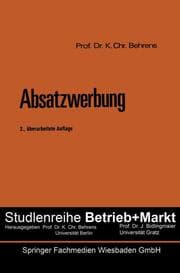 Cover von Absatzwerbung