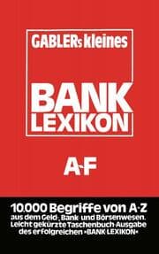 Cover von Gablers Kleines Bank Lexikon