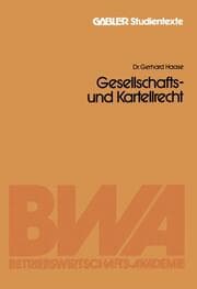Cover von Gesellschafts- und Kartellrecht