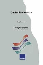 Cover von Personalorganisation und Personaleinsatz