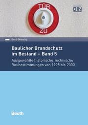Cover von Baulicher Brandschutz im Bestand 5