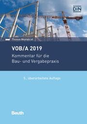 Cover von VOB/A 2019