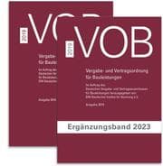 Cover von Paket VOB Gesamtausgabe 2019/VOB Ergänzungsband 2023