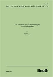 Cover von Zur Korrosion von Stahlschalungen in Fertigteilwerken