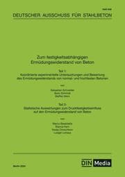 Cover von Zum festigkeitsabhängigen Ermüdungswiderstand von Beton
