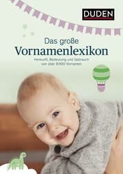 Cover von Das große Vornamenlexikon