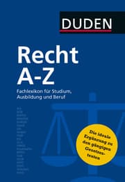 Cover von Duden Recht A-Z