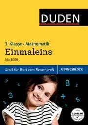 Cover von Übungsblock: Mathematik - Einmaleins, 3. Klasse