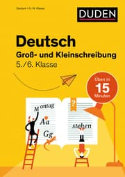 Cover von Deutsch in 15 Min - Groß- und Kleinschreibung 5./6. Klasse