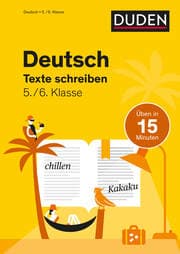 Cover von Deutsch in 15 Minuten - Texte schreiben 5./6. Klasse