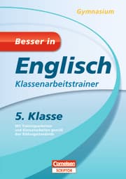 Cover von Besser in Englisch - Klassenarbeitstrainer Gymnasium 5. Klasse