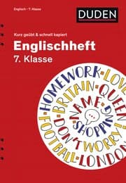 Cover von Englischheft 7. Klasse