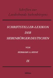 Cover von Schriftsteller-Lexikon der Siebenbürger Deutschen