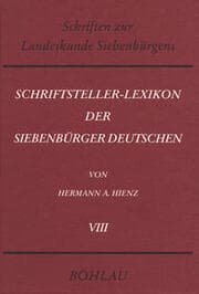 Cover von Schriftsteller-Lexikon der Siebenbürger Deutschen. Bio-bibliographisches Handbuch für Wissenschaft, Dichtung und Publizistik