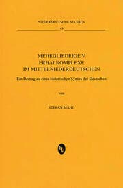 Cover von Mehrgliedrige Verbalkomplexe im Mittelniederdeutschen