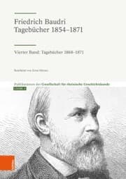 Cover von Friedrich Baudri: Tagebücher 1854-1871