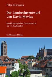 Cover von Der Landrechtsentwurf von David Mevius