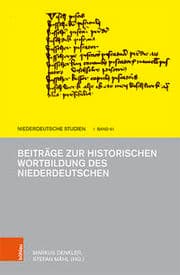 Cover von Beiträge zur historischen Wortbildung des Niederdeutschen